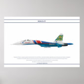 Su-27 Russland 4 Poster (Vorne)