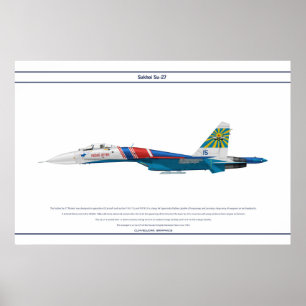 Su-27 Russland 4 Poster