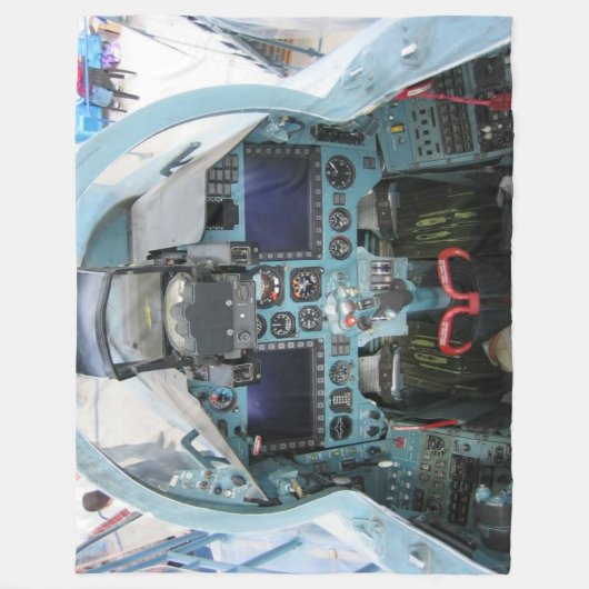 SU-30 COCKPIT FLEECEDECKE (Vorderseite)