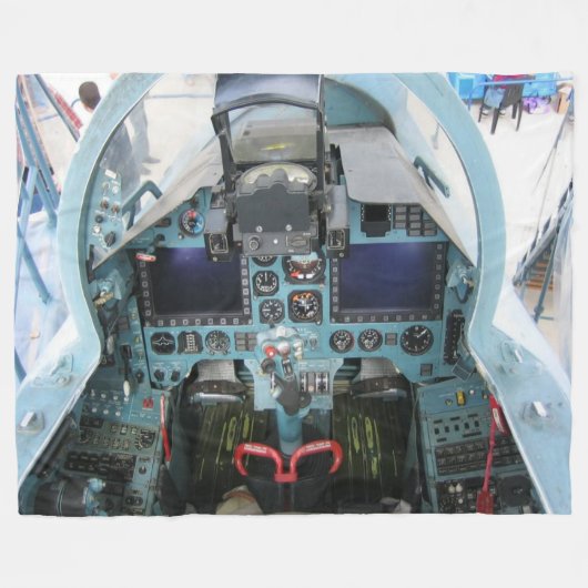 SU-30 COCKPIT FLEECEDECKE (Vorderseite (Horizontal))