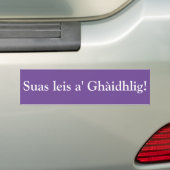 Suas leis a Ghìdhlig Autoaufkleber (Auf Auto)