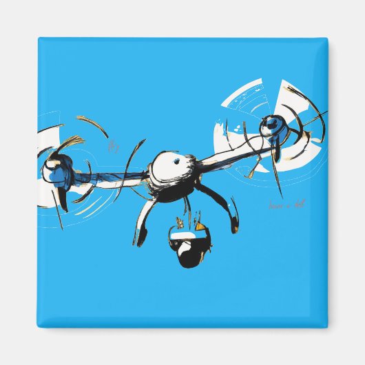 sUAS Pilot Magnet (Vorne)