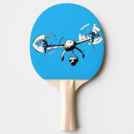 sUAS Pilot Ping Pong Paddel Tischtennis Schläger