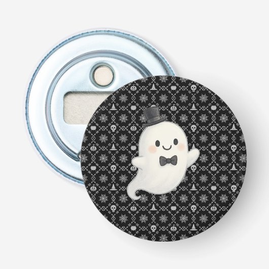 Suave Cartoon Ghost Halloween Flaschenöffner (Vorderseite)