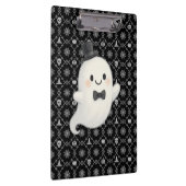 Suave Cartoon Ghost Halloween Klemmbrett (Rechts)