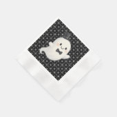 Suave Cartoon Ghost Halloween Serviette (Ecke)