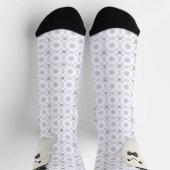 Suave Cartoon Ghost Halloween Socken (Oben)