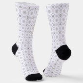 Suave Cartoon Ghost Halloween Socken (Gewinkelt)
