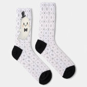 Suave Cartoon Ghost Halloween Socken (Rechts)