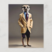Suave Looking Meerkat bedeutet Business, (Rückseite)