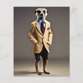 Suave Looking Meerkat bedeutet Business, (Vorderseite)