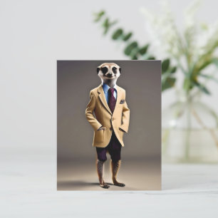 Suave Looking Meerkat bedeutet Business,