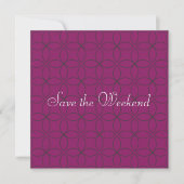 Suave Pattern Save the Date (Vorderseite)