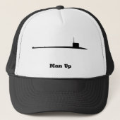 Sub Man Up Truckerkappe (Vorderseite)