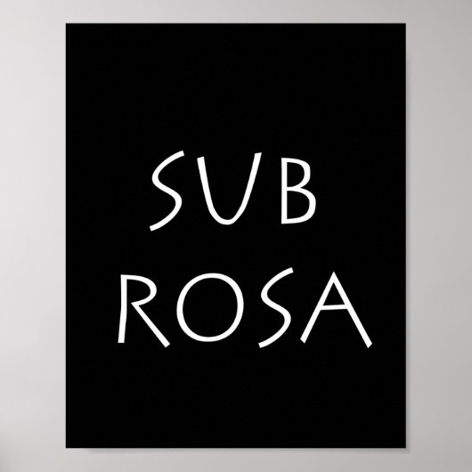 Sub Rosa Poster (Vorne)