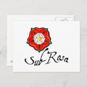 Sub Rosa Postkarte (Vorne/Hinten)