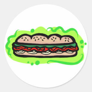 Sub Runder Aufkleber