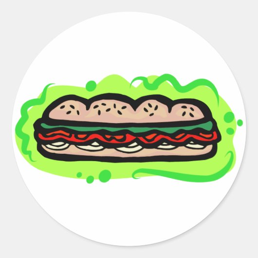 Sub Runder Aufkleber (Vorderseite)