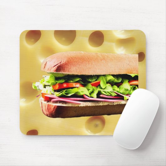 Sub Sandwich auf Schweizer Mauspad (Mit Mouse)