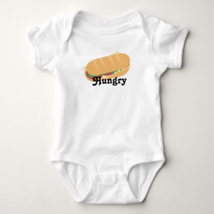 Sub Sandwich Foodie Hungriges Baby Bodysuit Strampler