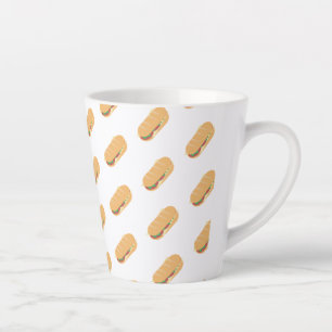Sub Sandwich Muster Milchtasse