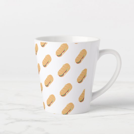 Sub Sandwich Pattern Milchtasse (Rechts)