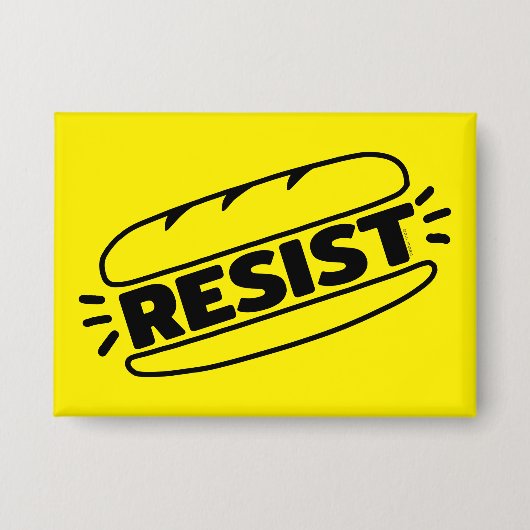 Sub Sandwich Resist Faschismus Button (Vorderseite)
