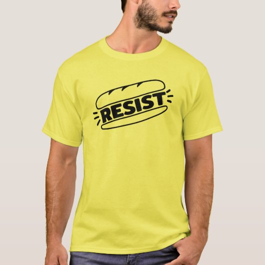 Sub Sandwich Resist Faschismus T-Shirt (Vorderseite)