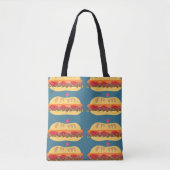 Sub Sandwiches Fun Food Pattern Design Bag Tasche (Vorderseite)