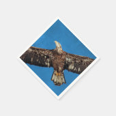 Subadulter Adler Serviette (Ecke)