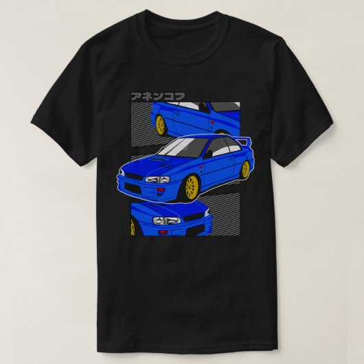 Subaru Impreza gc8 WRX Sti T-Shirt (Design vorne)
