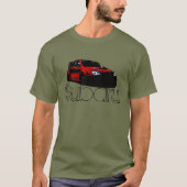 Subaru Impreza WRX Str. T-Shirt (Vorderseite)