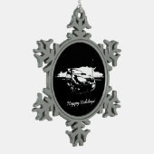 Subaru Impreza WRX WTI-Antrieb Schneeflocken Zinn-Ornament (Links)