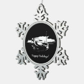 Subaru Impreza WRX WTI-Antrieb Schneeflocken Zinn-Ornament (Rechts)