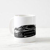 Subaru Impreza WRX WTI-vektorbild Kaffeetasse (Vorderseite Links)