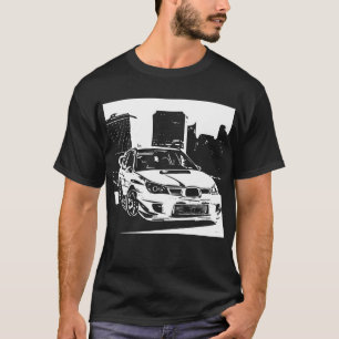 Subaru Impreza WRX WTI-vektorbild T-Shirt