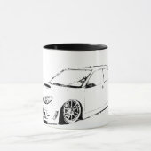 Subaru Impreza WRX WTI-vektorbild Tasse (Zentrum)