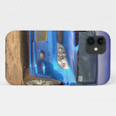 Subaru Impreza WTI "Hawkeye" im Blau Case-Mate iPhone Hülle (Rückseite (Horizontal))