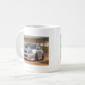 Subaru Impreza WTI - Körper-Ausrüstung (Silber) Kaffeetasse (Vorderseite Links)