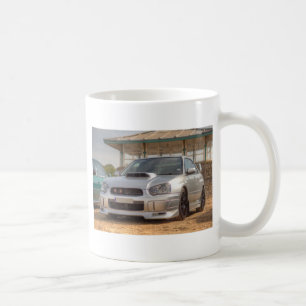 Subaru Impreza WTI - Körper-Ausrüstung (Silber) Kaffeetasse