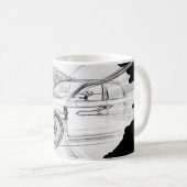 Subaru Kaffee-Tasse Kaffeetasse (VorderseiteRechts)