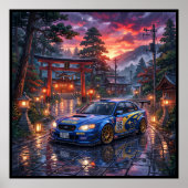 Subaru Legacy Touring Car Poster (Vorne)