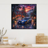 Subaru Legacy Touring Car Poster (Küche)