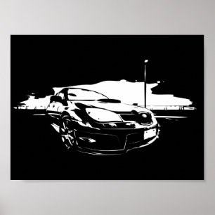Subaru Sti (CUSTOM) Poster
