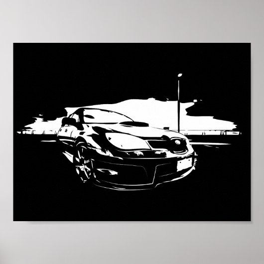 Subaru Sti (CUSTOM) Poster (Vorne)