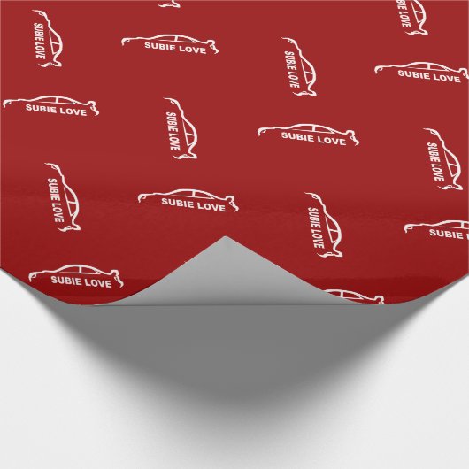 Subaru WRX Impreza WTI Geschenkpapier (Ecke)