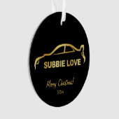 Subaru WRX Impreza WTI - Subbie Liebe Ornament (Vorderseite)