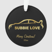 Subaru WRX Impreza WTI - Subbie Liebe Ornament (Vorderseite)