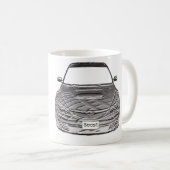 Subaru WRX WTI-Tasse Kaffeetasse (VorderseiteRechts)