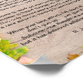 "Subbewusstes Denken" ein Gedicht über Problemlösu Poster (Ecke)